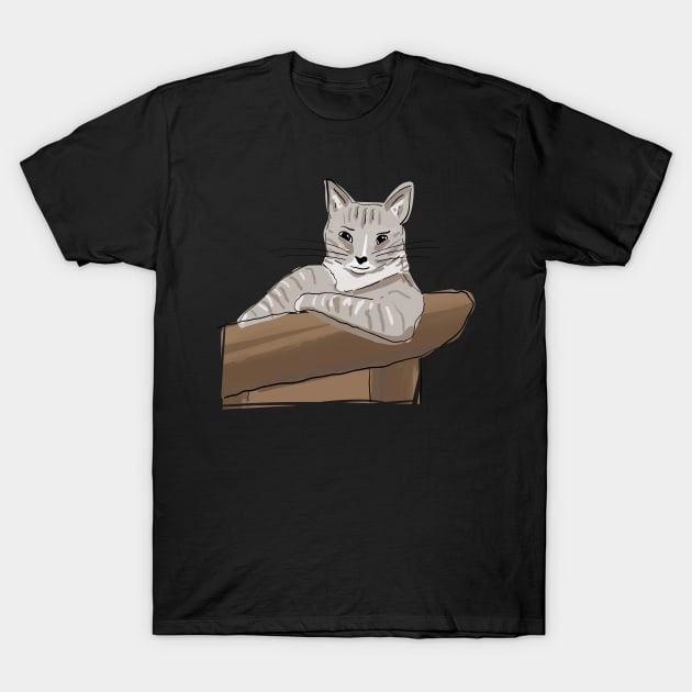 Most Interesting Cat In The World, Cat Says Hey T-Shirt by SubtleSplit